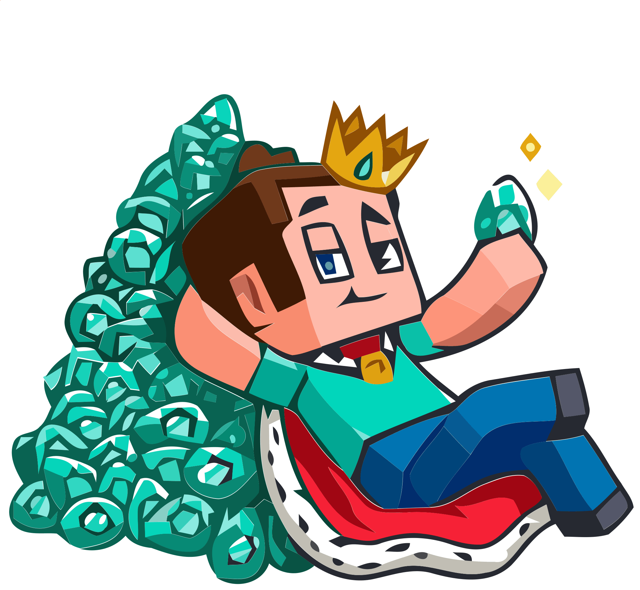 Minecraft P2 6 Clean Line Art Svg Vector Free Vectors